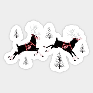 Undead Reindeers Sticker